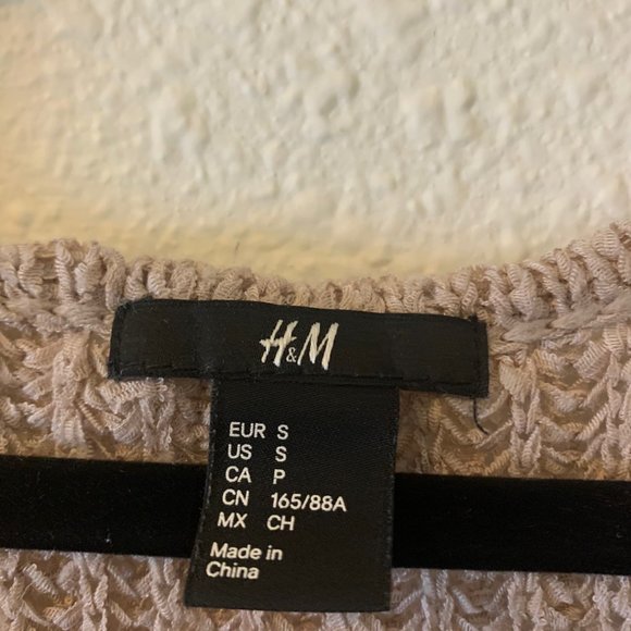 Long Sleeve Tan Knitted Sweater - Picture 3 of 3